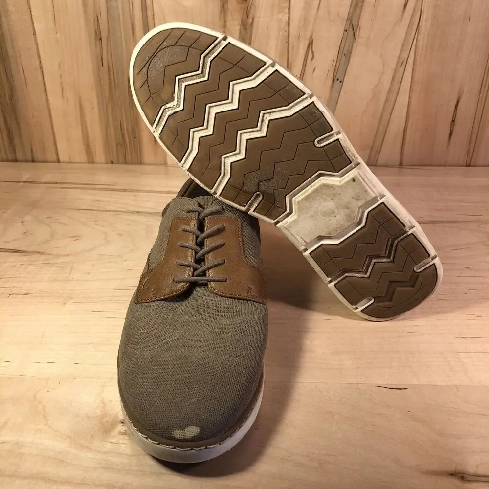 Sonoma Dress Shoes Men's Size 8.5 Brown Vitalize Ortholite Sneakers